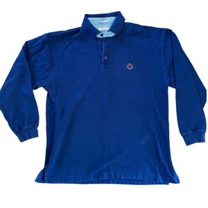 Vintage Guess, men’s long sleeve polo, size large